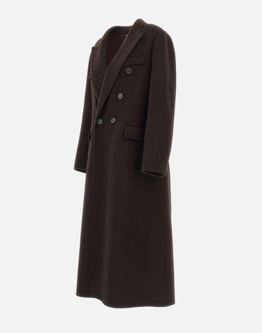 "Double faced overcoat" 1325WCT006440A DKCHOC VICTORIA BECKHAM 