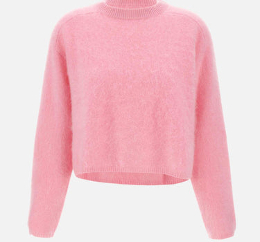 "Brushed crewneck" 24084 PINK SOFT GOAT 