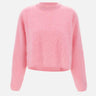 "Brushed crewneck" 24084 PINK SOFT GOAT 