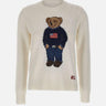 Maglia "Polo Bear" in cotone e lino 211978359 001 POLO RALPH LAUREN 