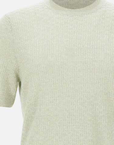 Maglia in misto lino e cotone 57169 18668410 GRAN SASSO 