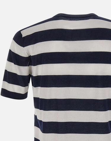 Maglia in cotone a righe 303321 038 KANGRA 