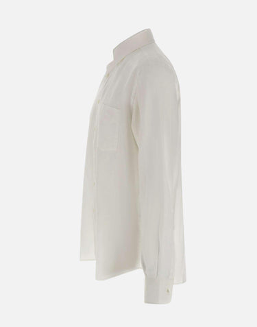 Camicia in lino con taschino CNACE36C195 85072 ASPESI 