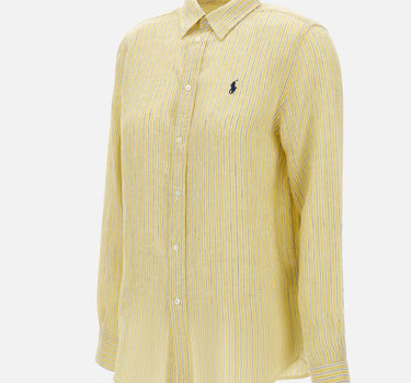 Camicia over in lino a righe 211A96158 002 POLO RALPH LAUREN 