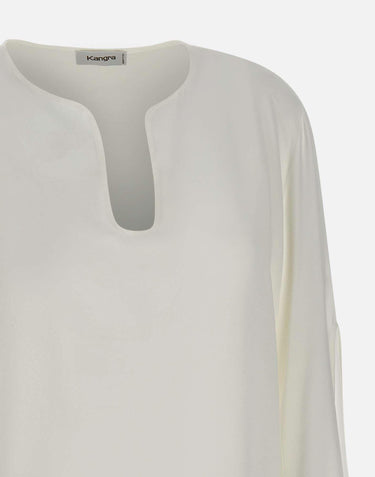 Blusa in seta 191728 002 KANGRA 