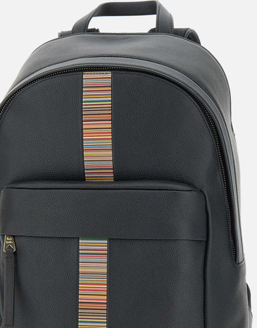 'Signature Stripe' Trim Backpack" M1A8037 CMULTI79 PAUL SMITH 