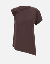 Blusa asimmetrica SP1MA007 6044 KAOS 