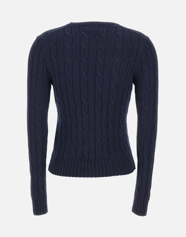Maglia a girocollo in cotone a trecce 211971869 008 POLO RALPH LAUREN 