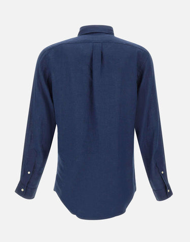 Camicia in lino 710966294 504 POLO RALPH LAUREN 