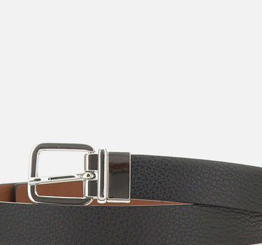 Cintura in pelle reversibile CNK00963 GRNNANERONOCE GIANNI CHIARINI 