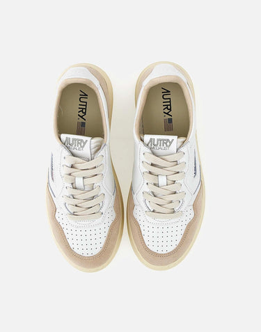 Sneakers "Medialist Low" in pelle AULW LS33 AUTRY 