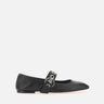 Ballerine "Uma Eyelet" RKLS08FL159 BLACK AEYDE 