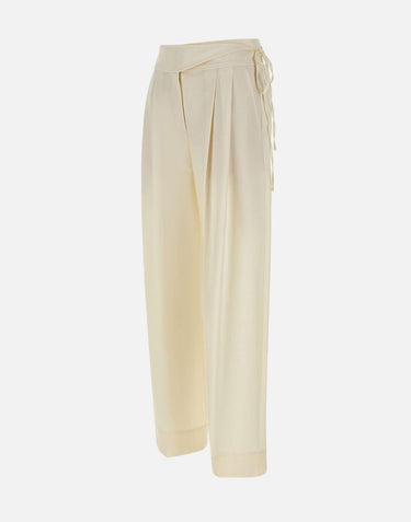 Pantaloni con fascia annodata in vita 50556552 118 BOSS 