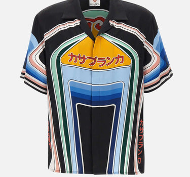 "Graphic mountain shirt" MPF25SH003 06 CASABLANCA 