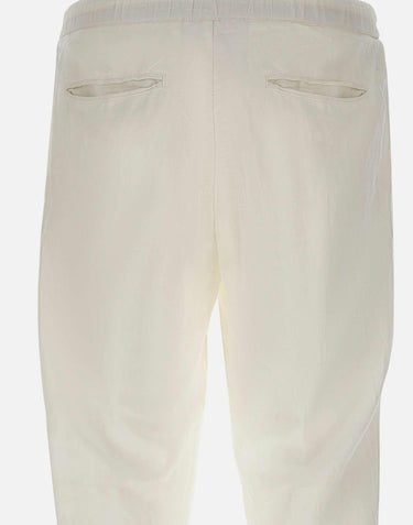 Pantaloni in misto lino con coulisse 26PG1649 01 PERFECTION 