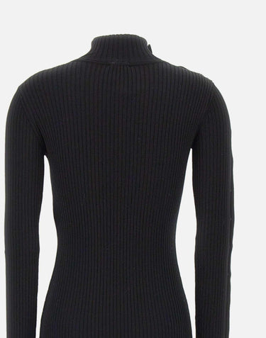 Abito lungo "Reedition Knit Dress" 325MRO692FI0001 BLACK COURREGES 