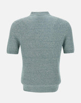 Polo in misto lino 57118 18641485 GRAN SASSO 
