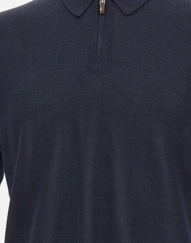 Polo in cotone con mezza zip M76MAGM90 MAG0M00811 ELEVENTY 