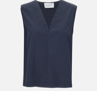 Top in popeline di cotone RP1MR018 3003 KAOS 