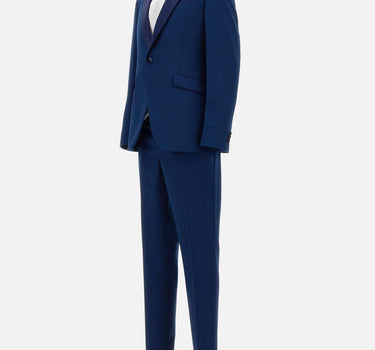 Completo tre pezzi con accessorio cerimonia in misto viscosa e fresco lana 46JX103L108029 693 CARLO PIGNATELLI 