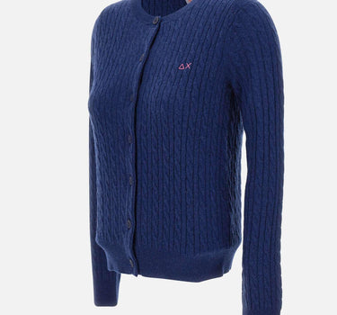 "Roundneck cardigan Cable" K45248 83 SUN68 