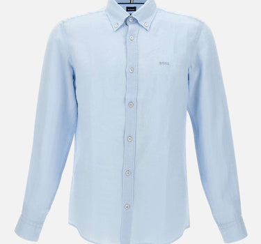 Camicia "H-Roan" in lino 50520283 450 BOSS 