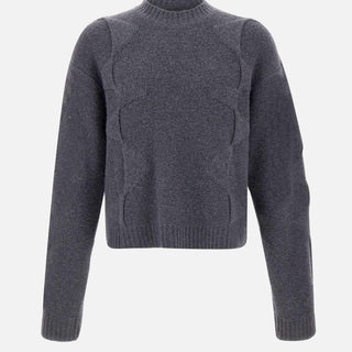 Maglia "Cropped Spiral Knit" M07063 DGY05 HELIOT EMIL 