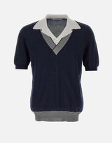 Polo con scollo a V 57145 20652598 GRAN SASSO 