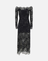Abito in pizzo con micro borchie 25HJRO209PA0170 P001 RABANNE 