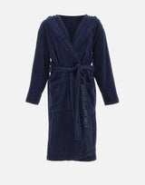 Accappatoio in spugna di cotone EM002255 AF14986UB102 EMPORIO ARMANI 