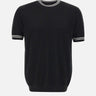 T-shirt in seta e cotone DK87052 NERO DIKTAT 