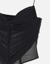 Top bustino in tulle 4C221A N0990 BLUMARINE 