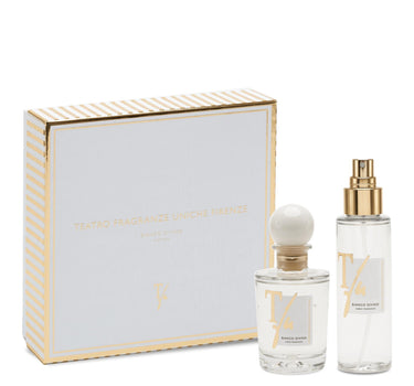 Gift Box Fragranza Ambiente 100ml + Fragranza Tessuti 100ml "Bianco Divino" GIFTBOXBDTFU 100ML TEATRO FRAGRANZE UNICHE FIRENZE 