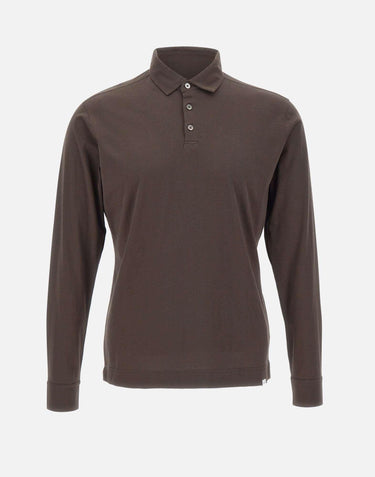 Polo in cotone Supima DK17101 MORO DIKTAT 