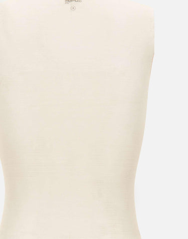"Illusion Satin Bodysuit" 225JBD139TA0007 B067 COURREGES 