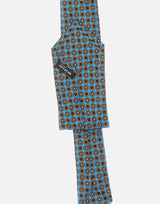 Cravatta in seta con motivo geometrico UCRVKRC01M9601 001 KITON 