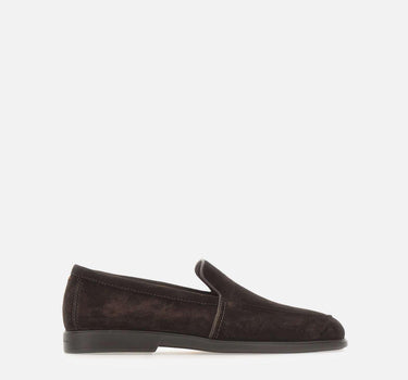 Mocassino in suede MGAR18829SMOSEAA T60 SANTONI 