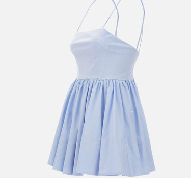 Mini abito "Carrie" TM190167A TNC200LTBLUEWHT THE ANDAMANE 