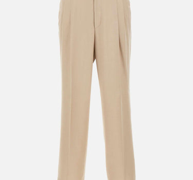 Pantaloni in twill drappeggiato 50561961 286 BOSS 