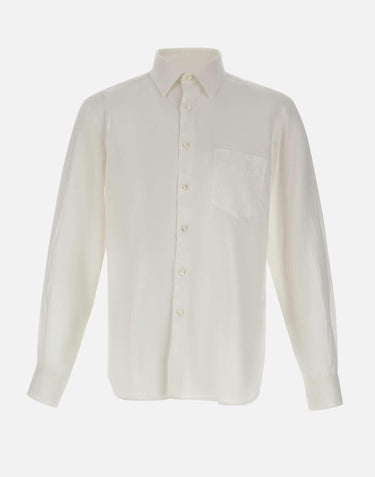 Camicia in lino con taschino CNACE36C195 85072 ASPESI 