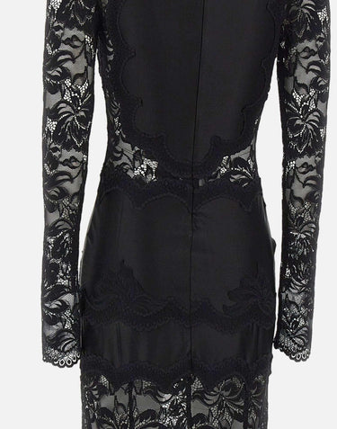 Abito lungo in pizzo 26PJR0231PA0170 P001 RABANNE 