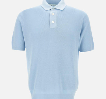 Polo in crepe di cotone PL1MC CR14P800 FILIPPO DE LAURENTIIS 