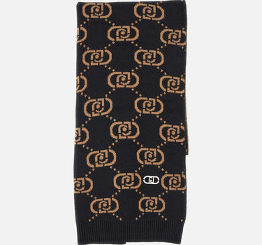 Sciarpa in monogram jacquard 2F5004M0300 09N37 LIU-JO