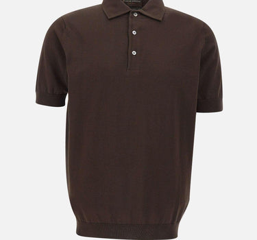 Polo in cotone crêpe PL1MCPAR CR14R190 FILIPPO DE LAURENTIIS 