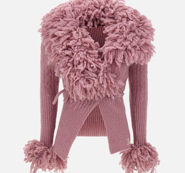 Cardigan lana e cashmere 251WCD00006 KWW004AA026 THE ATTICO 