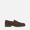 Mocassino penny in suede MGDC18610DTRBSEY T50 SANTONI 
