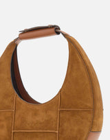 "Moon bag" H25P4022GP TAN STAUD 