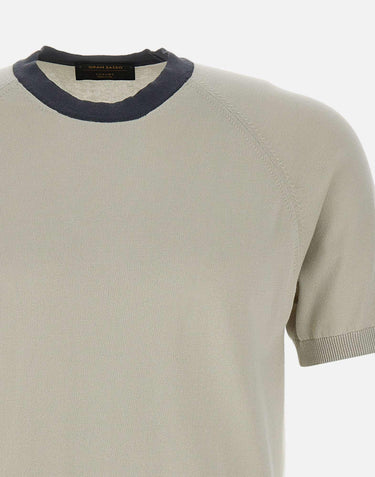 T-shirt in cotone organico 57181 18045050 GRAN SASSO 