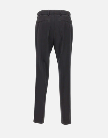 Pantaloni slim fit in serge di lana vergine 50469174 001 BOSS 
