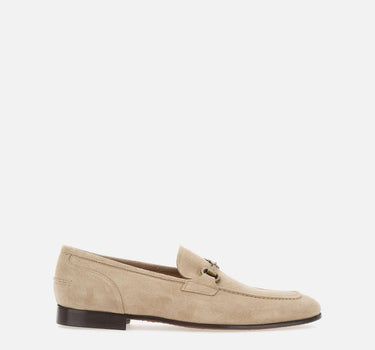 Mocassini "Vasco" in pelle scamosciata VASCO BEIGE DUCA DEGLI ABRUZZI 